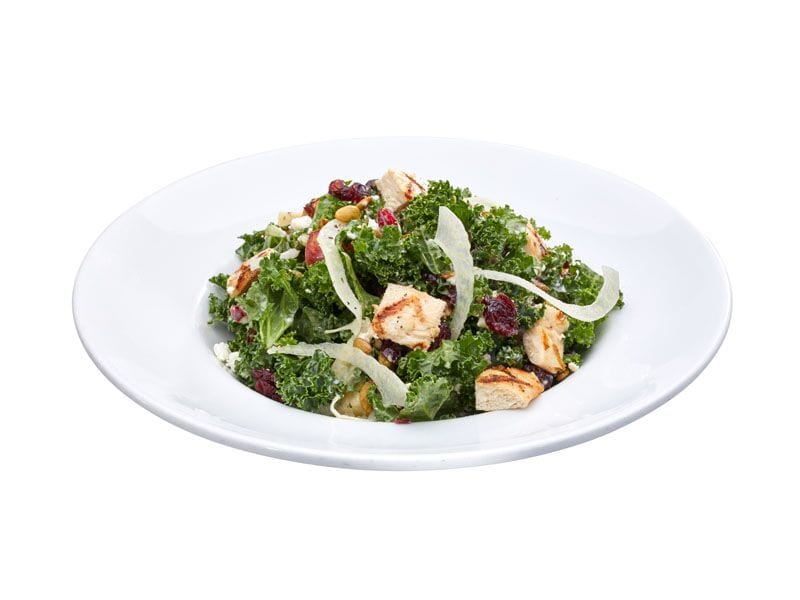 Kale with Oven Roasted Chicken