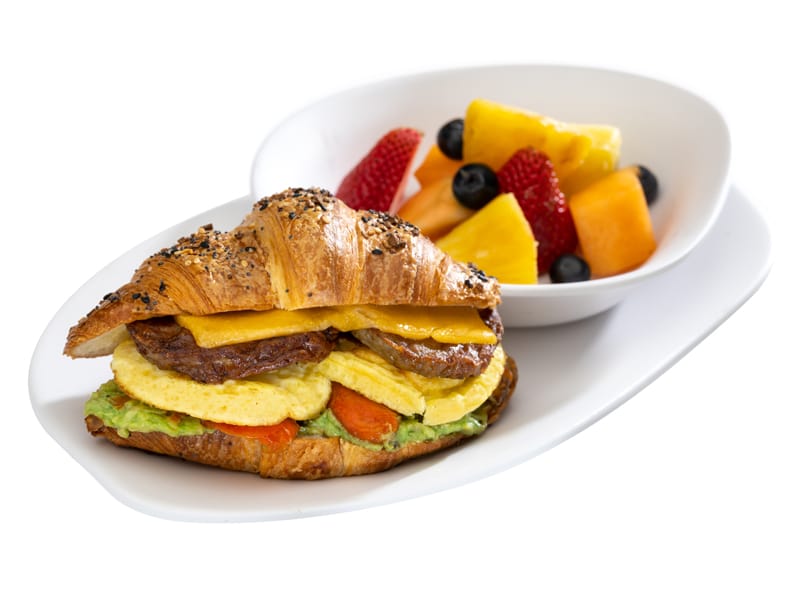 Breakfast Sandwich, Everything Croissant