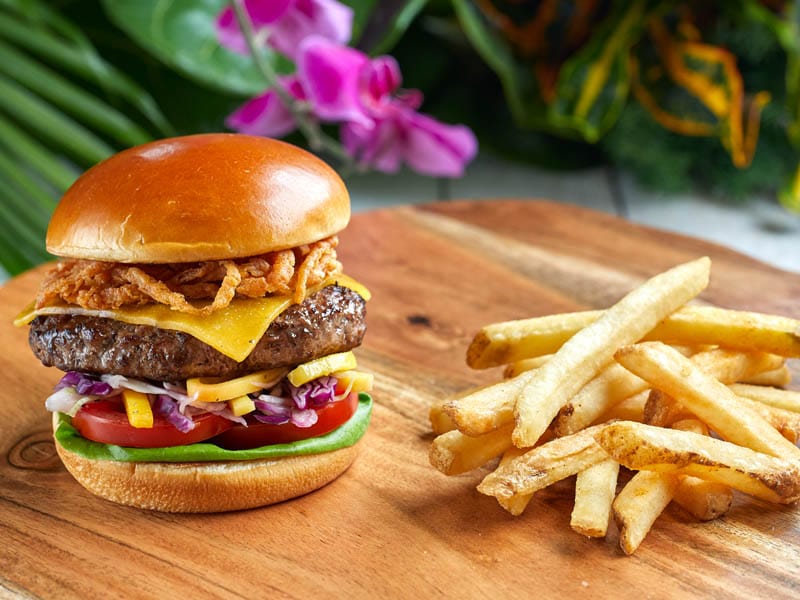 Bambu Burger Combo