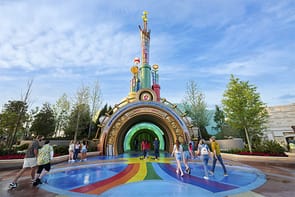 View of the Super Nintendo World portal