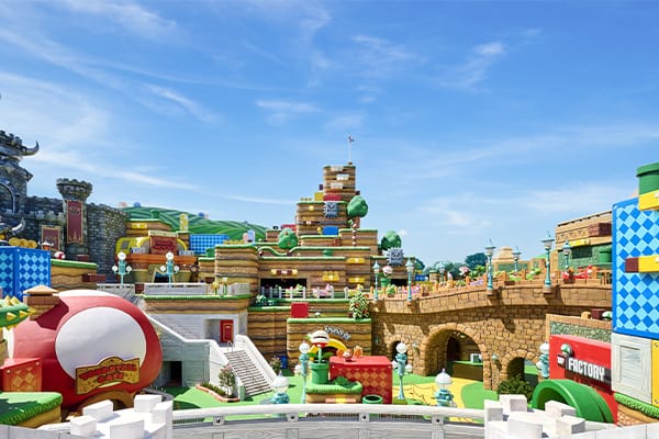 Opening shot of SUPER NINTENDO WORLD™ at Universal Epic Universe