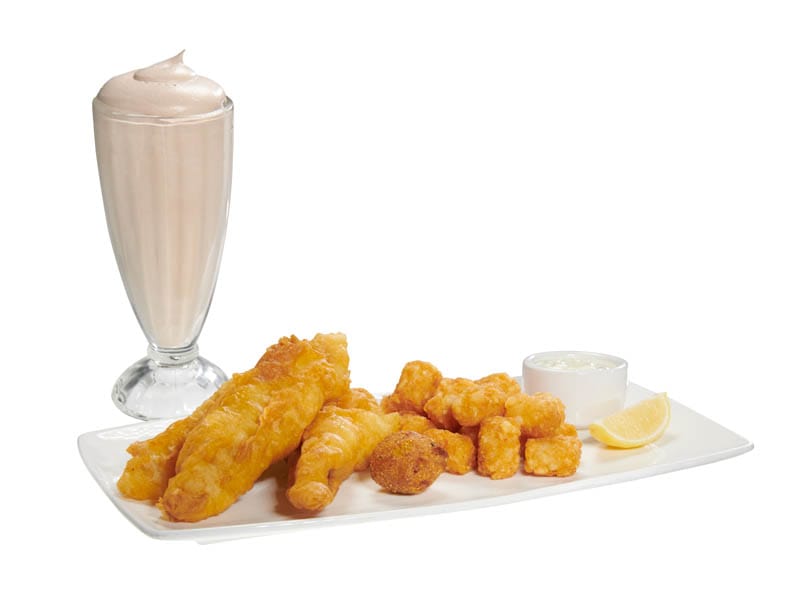 Battered and Plattered Fish Combo