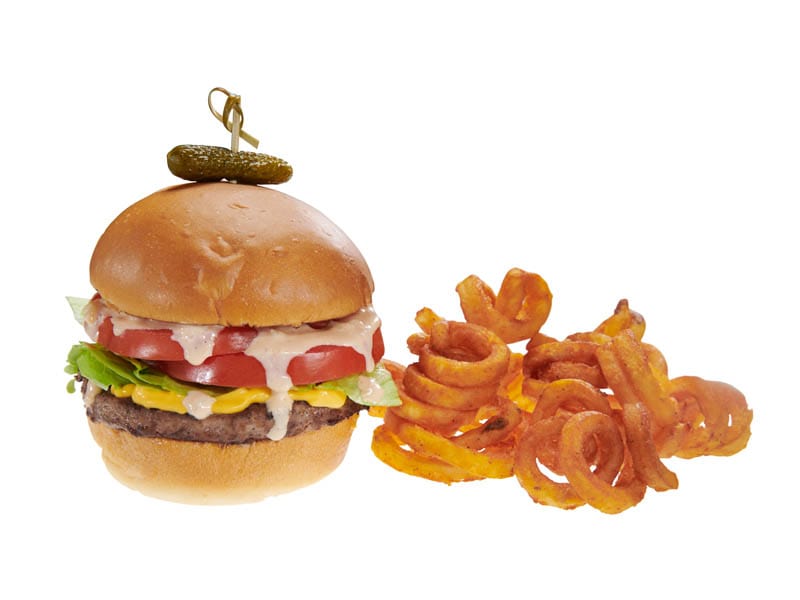 Krusty Burger Platter