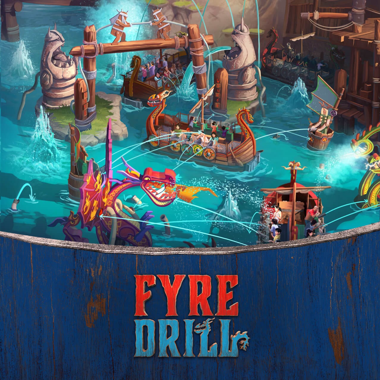 Fyre Drill - Boat Water Ride | Epic Universe | Universal Orlando Resort