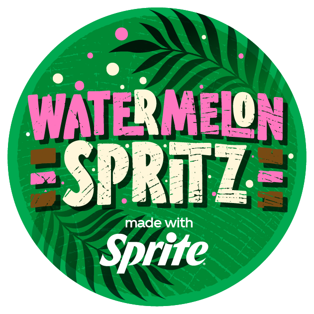 Watermelon Spritz made with Sprite.