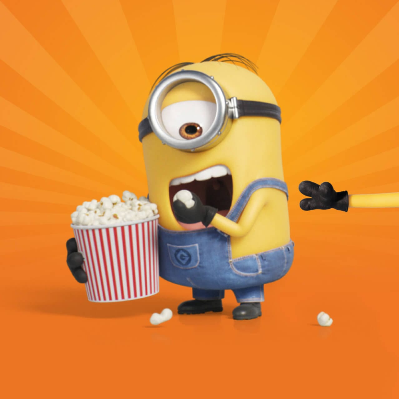 Pop-A-Nana Popcorn and Drink Cart at Universal Studios Florida., image size:1278x1278