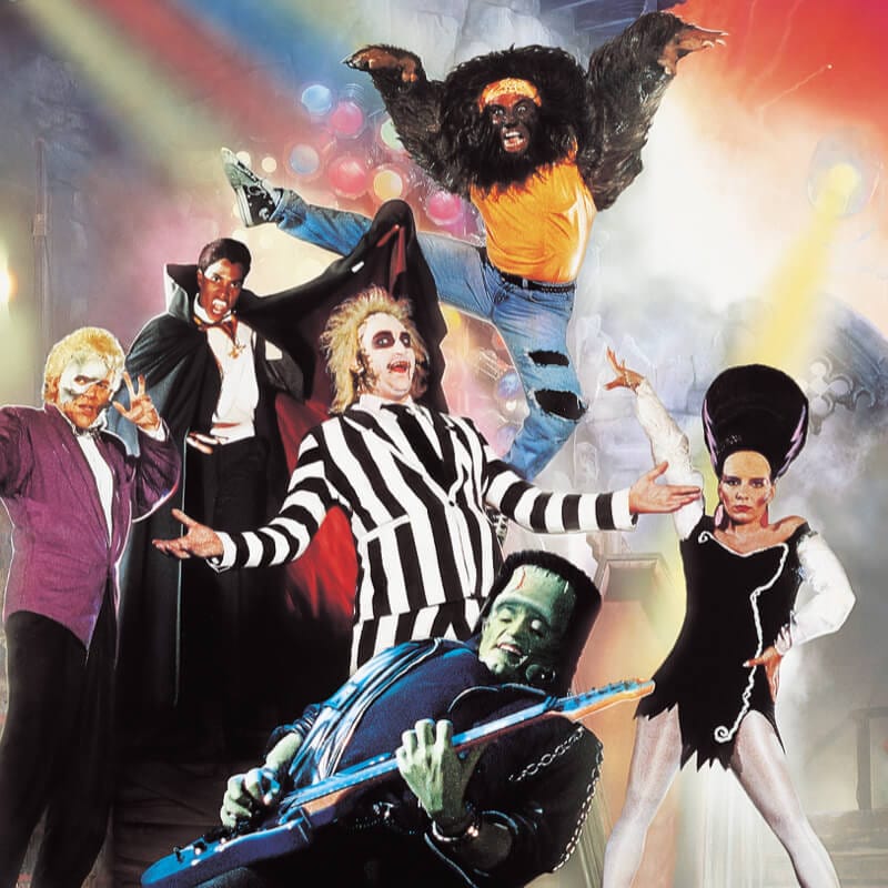 Dracula, Wolfman, Frankenstein, Bride of Frankentein and other ghouls joined the ghost with the most at Beetlejuice Graveyard Revue in Universal Studios Florida.