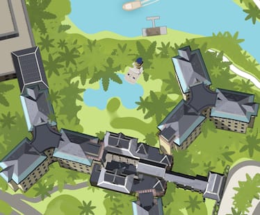 Loews Royal Pacific Resort Mini Map