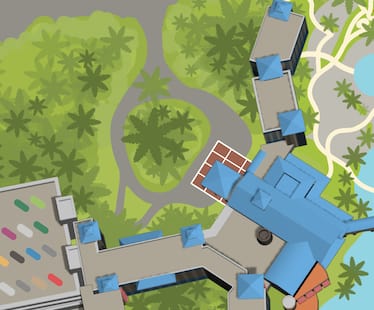 Loews Sapphire Falls Resort Mini Map