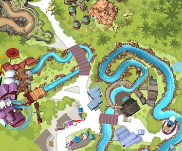 Toon Lagoon Mini Map