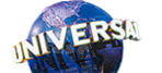 The Universal Globe, a spinning landmark at Universal Orlando Resort.