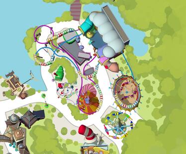 Seuss Landing Mini Map