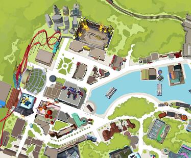 Universal Studios Florida Mini Map