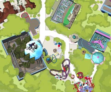 Woody Woodpeckers Kidszone Mini Map