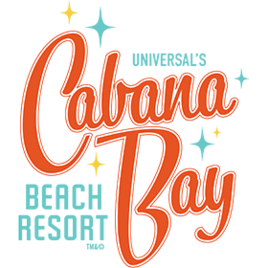 El logotipo de Universal's Cabana Bay Beach Resort.