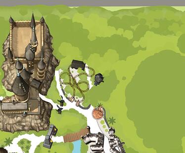 Wizarding World of Harry Potter Hogsmeade Mini Map